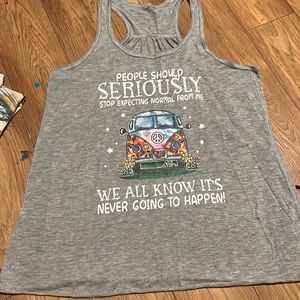 large tank top hippie